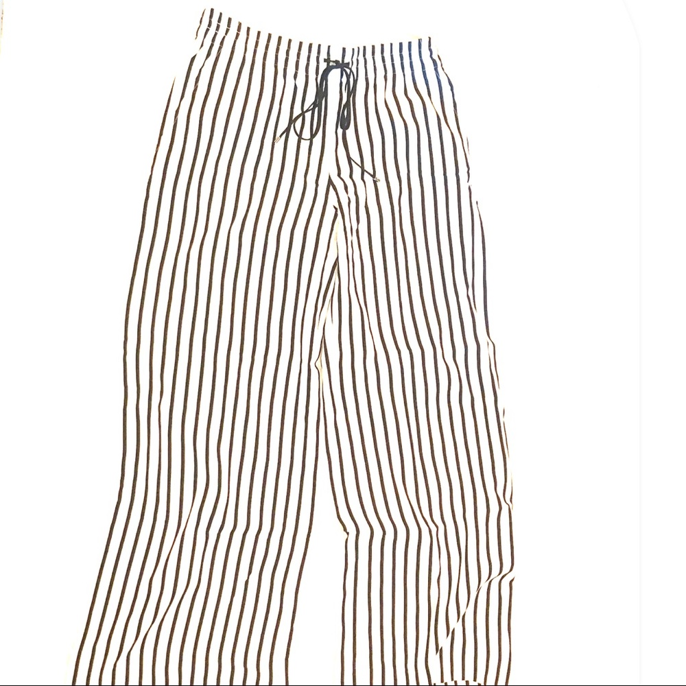 Polo Ralph Lauren | Striped Twill Wide Leg Pant Size M - Picture 3 of 9